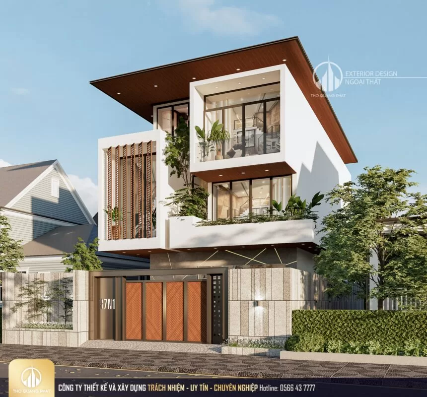 Xây Nhà Trọn Gói Ở Đà Nẵng-Thiết Kế Thi Công Nhà Trọn Gói 10 Biệt thự do Thọ Quang Phát thiết kế và thi công