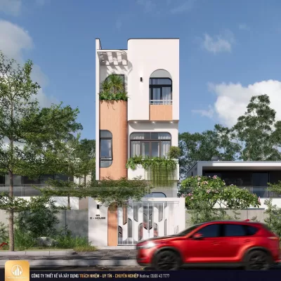 Xu Hướng Thiết Kế Nhà 3 Tầng Đẹp Tối Ưu Công Năng 6 Nhà 3 tầng phong cách Tối giản do Thọ Quang Phát thiết kế