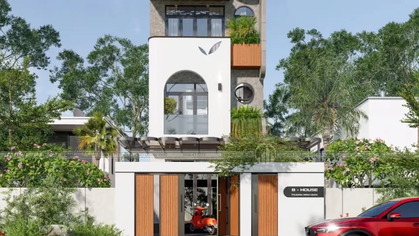 Nhà phố 4 tầng
