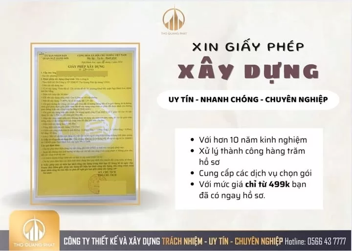 5 Trường Hợp Cần Xin Giấy Phép Xây Dựng 4 Xin giấy phép xây dựng Thọ Quang Phát.