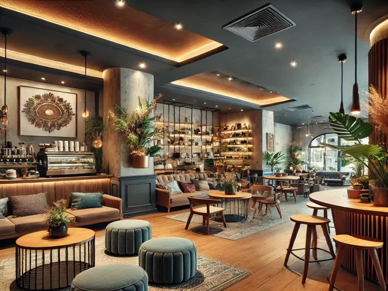 ảnh đại diện thiết kế nội thất quán cà phê