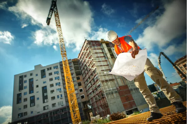 White Black And Yellow Bold Construction Services Banner